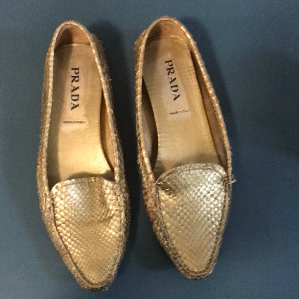 Prada Flats - slightly worn.